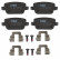 Brake Pad Set, disc brake COTEC GDB1732 TRW, Thumbnail 4