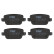 Brake Pad Set, disc brake COTEC GDB1732 TRW, Thumbnail 6