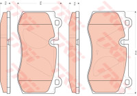 Brake Pad Set, disc brake COTEC GDB1733 TRW