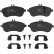 Brake Pad Set, disc brake COTEC GDB1736 TRW, Thumbnail 3