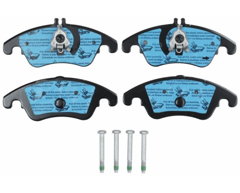 Brake Pad Set, disc brake COTEC GDB1737 TRW, Image 4