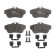 Brake Pad Set, disc brake COTEC GDB1740 TRW