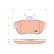 Brake Pad Set, disc brake COTEC GDB1740 TRW, Thumbnail 2