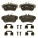 Brake Pad Set, disc brake COTEC GDB1740 TRW, Thumbnail 3