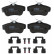 Brake Pad Set, disc brake COTEC GDB1740 TRW, Thumbnail 4