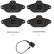 Brake Pad Set, disc brake COTEC GDB1745 TRW, Thumbnail 4