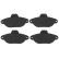 Brake Pad Set, disc brake COTEC GDB1745 TRW, Thumbnail 5