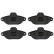 Brake Pad Set, disc brake COTEC GDB1745 TRW, Thumbnail 6