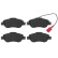 Brake Pad Set, disc brake COTEC GDB1746 TRW, Thumbnail 5