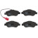 Brake Pad Set, disc brake COTEC GDB1746 TRW, Thumbnail 6