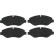 Brake Pad Set, disc brake COTEC GDB1747 TRW, Thumbnail 4