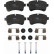 Brake Pad Set, disc brake COTEC GDB1748 TRW, Thumbnail 3