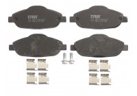 Brake Pad Set, disc brake COTEC GDB1761 TRW