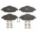 Brake Pad Set, disc brake COTEC GDB1761 TRW