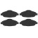 Brake Pad Set, disc brake COTEC GDB1761 TRW, Thumbnail 5