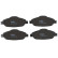 Brake Pad Set, disc brake COTEC GDB1761 TRW, Thumbnail 6