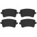 Brake Pad Set, disc brake COTEC GDB1765 TRW, Thumbnail 5