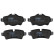 Brake Pad Set, disc brake COTEC GDB1766 TRW, Thumbnail 6