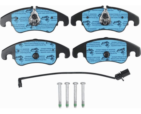Brake Pad Set, disc brake COTEC GDB1768 TRW, Image 3