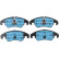 Brake Pad Set, disc brake COTEC GDB1768 TRW, Thumbnail 5