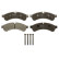Brake Pad Set, disc brake COTEC GDB1780 TRW, Thumbnail 3