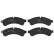 Brake Pad Set, disc brake COTEC GDB1780 TRW, Thumbnail 5