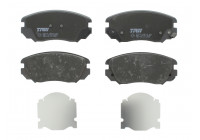Brake Pad Set, disc brake COTEC GDB1782 TRW