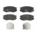 Brake Pad Set, disc brake COTEC GDB1782 TRW