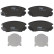 Brake Pad Set, disc brake COTEC GDB1782 TRW, Thumbnail 4