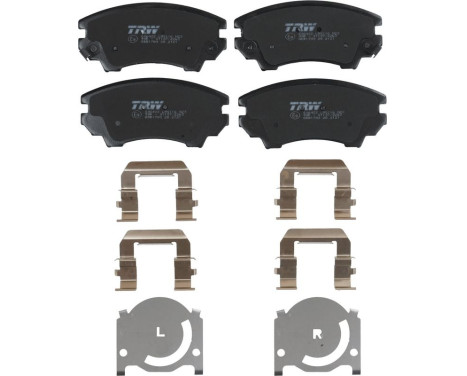 Brake Pad Set, disc brake COTEC GDB1783 TRW, Image 3