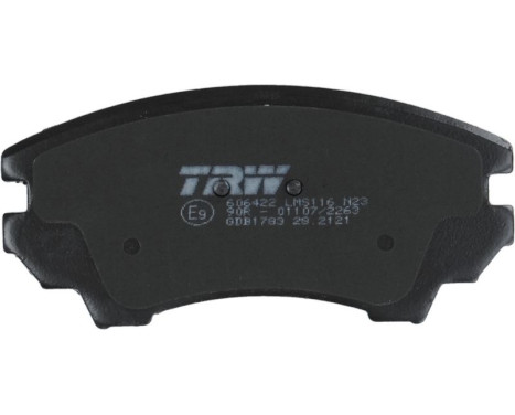 Brake Pad Set, disc brake COTEC GDB1783 TRW, Image 6