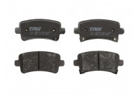 Brake Pad Set, disc brake COTEC GDB1784 TRW