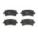 Brake Pad Set, disc brake COTEC GDB1784 TRW