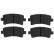 Brake Pad Set, disc brake COTEC GDB1784 TRW, Thumbnail 5