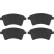 Brake Pad Set, disc brake COTEC GDB1785 TRW, Thumbnail 4