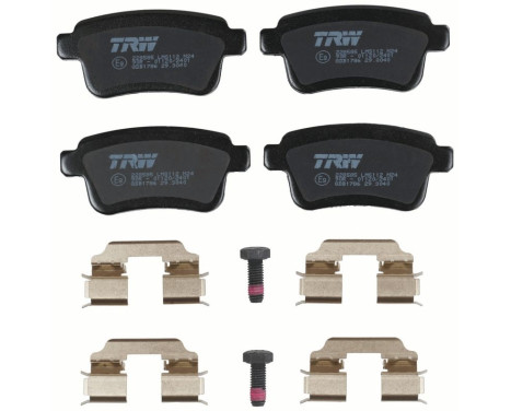 Brake Pad Set, disc brake COTEC GDB1786 TRW, Image 4