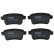 Brake Pad Set, disc brake COTEC GDB1786 TRW, Thumbnail 6