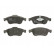 Brake Pad Set, disc brake COTEC GDB1789 TRW