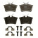 Brake Pad Set, disc brake COTEC GDB1799 TRW, Thumbnail 3