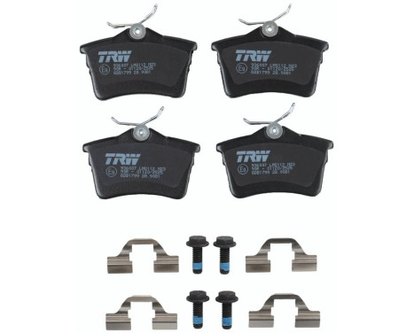Brake Pad Set, disc brake COTEC GDB1799 TRW, Image 4