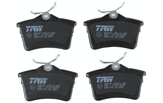 Brake Pad Set, disc brake COTEC GDB1799 TRW, Image 6