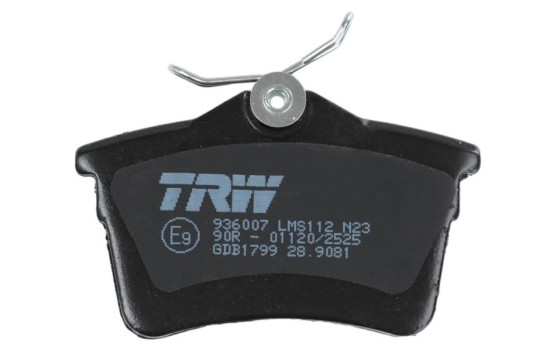 Brake Pad Set, disc brake COTEC GDB1799 TRW, Image 7