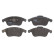 Brake Pad Set, disc brake COTEC GDB1808 TRW