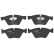 Brake Pad Set, disc brake COTEC GDB1810 TRW, Thumbnail 4