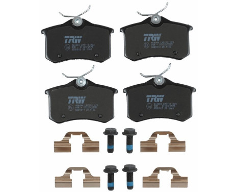 Brake Pad Set, disc brake COTEC GDB1813 TRW, Image 4