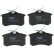 Brake Pad Set, disc brake COTEC GDB1813 TRW, Thumbnail 6