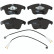 Brake Pad Set, disc brake COTEC GDB1818 TRW, Thumbnail 4