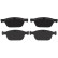 Brake Pad Set, disc brake COTEC GDB1821 TRW, Thumbnail 5