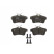 Brake Pad Set, disc brake COTEC GDB1828 TRW