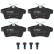Brake Pad Set, disc brake COTEC GDB1828 TRW, Thumbnail 4